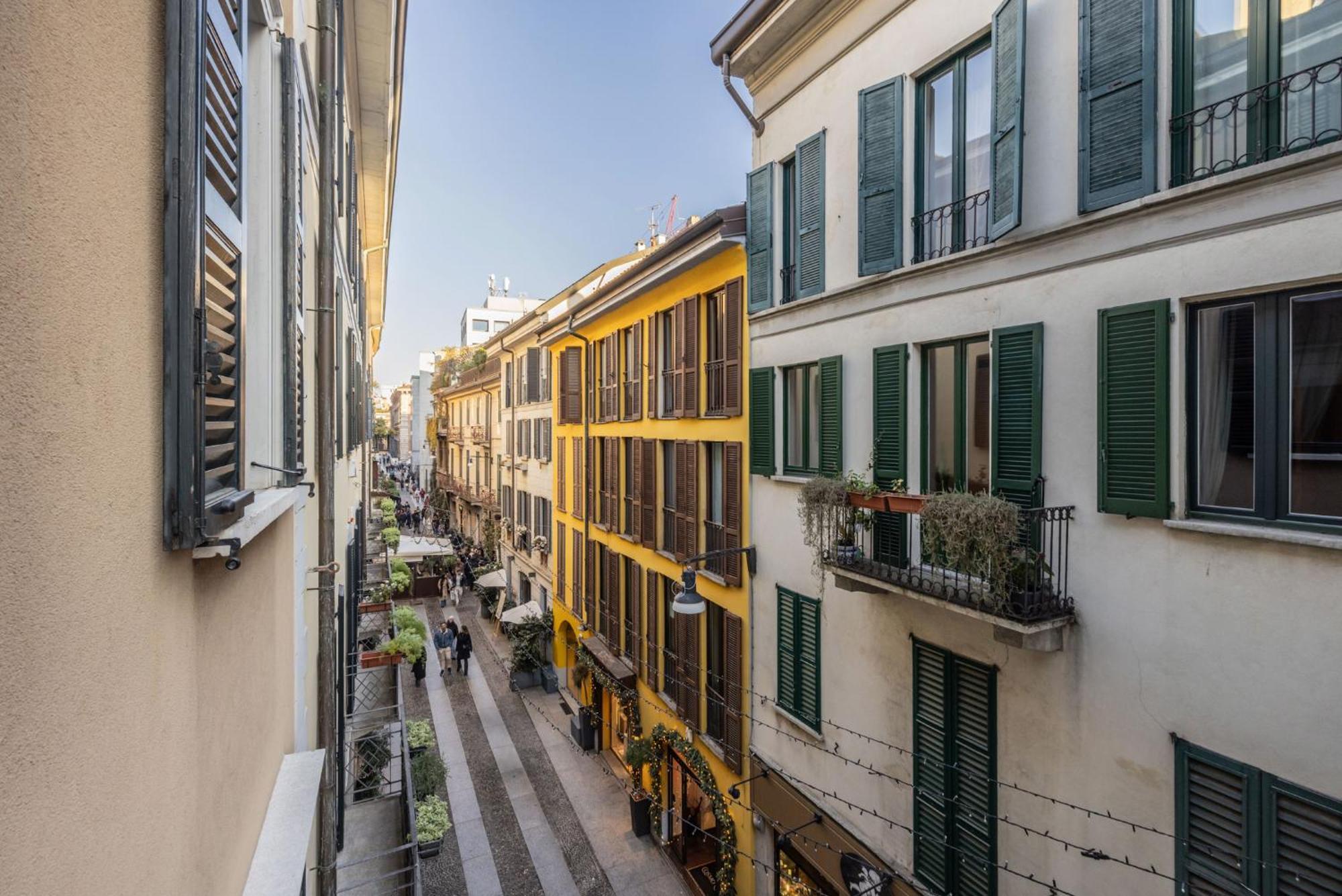 Apartament Brera Vicolo Fiori Mediolan Zewnętrze zdjęcie